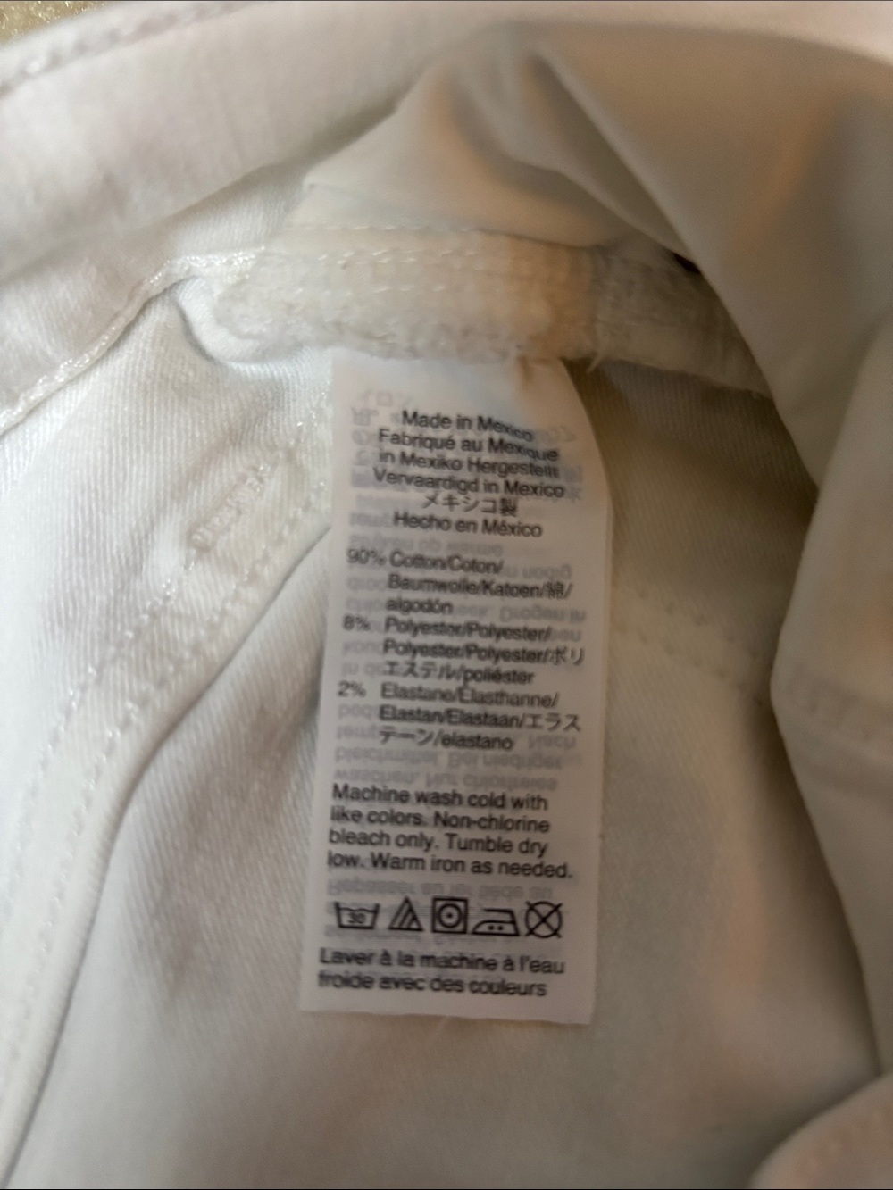 Madewell White Distressed Skinny Jeans - Picture 4 of 8